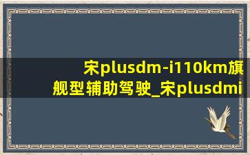 宋plusdm-i110km旗舰型辅助驾驶_宋plusdmi 110km旗舰型全款落地